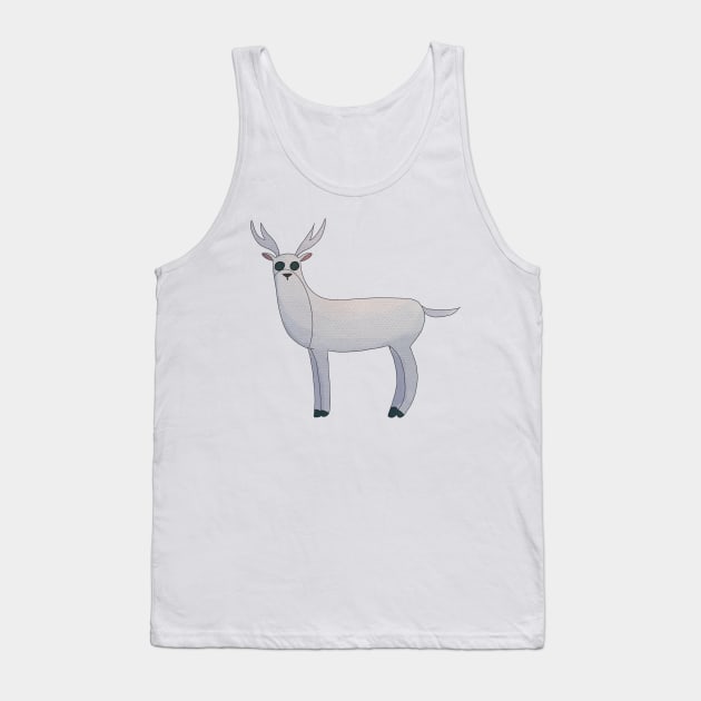 white stag Tank Top by goblinbabe